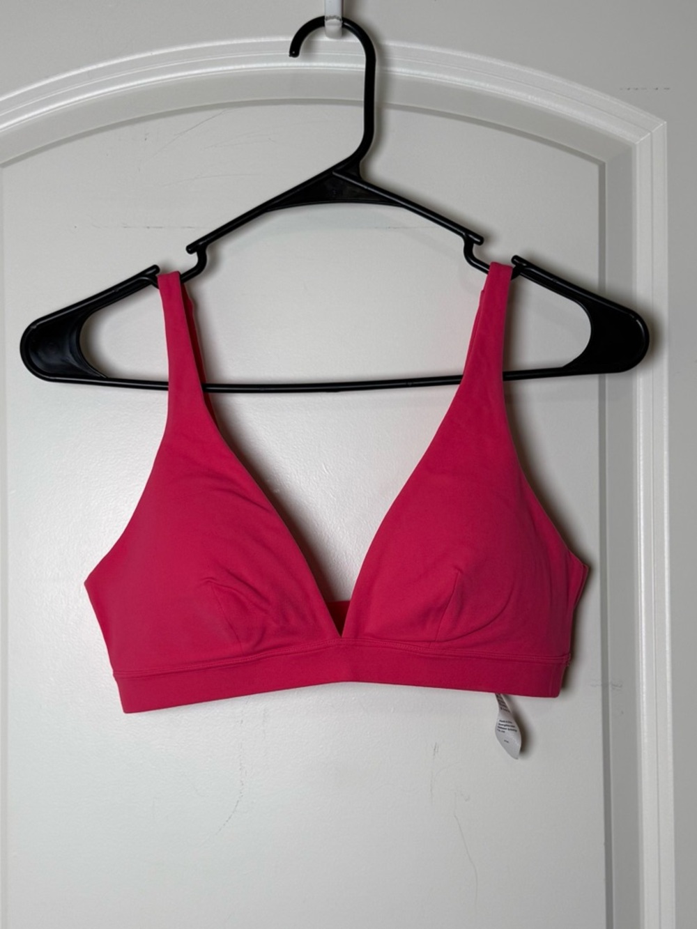 INGIA true Pink V-Neck Sports Bra for Low-Impact Wear